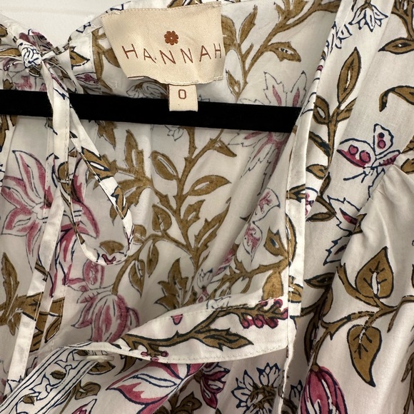 Floral Maxi Dress with Pink and Purple Accents - Picture 6 of 7